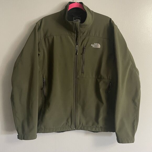 The North Face Other - The North Face WindWall Jacket Mens Large Green Softshell Full Zip Outdoor